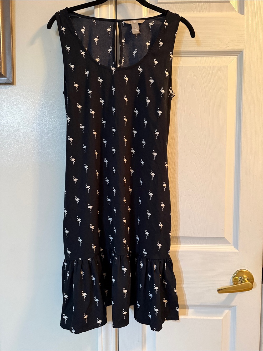 Banana Republic Women's Dress with Flamingos